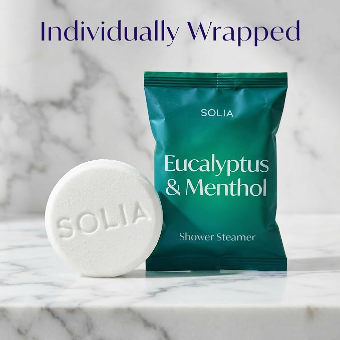 Solia Shower Steamers Eucalyptus and Menthol 7-Pack - Image 6