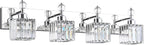 PRESDE Crystal 4 Light Bathroom Vanity Lights Chrom Vanity Light by HOME