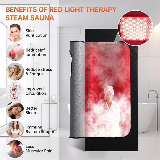 Infrared Sauna Box, Portable Sauna - Image 9