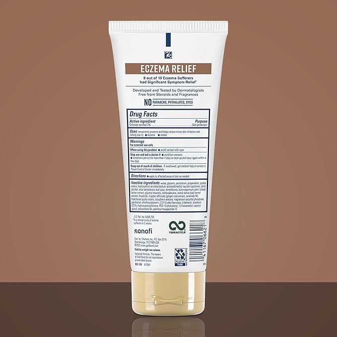 Gold Bond Medicated Eczema Relief Skin Protectant Cream, 8 oz. - Image 2