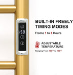 Electric Towel Warmer Rack, Heating Towel Warmer, Timer & Temperature Control - Image 3