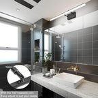 Aipsun 31.5 inch Modern Black Vanity Light Adjustable Bathroom Light Fixtures - Image 3