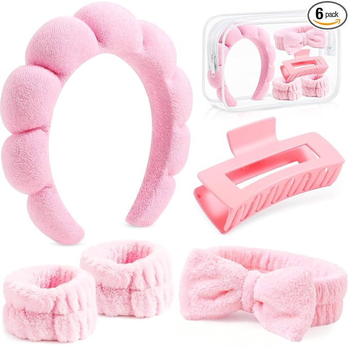 SPA Headbands and Wristband Set by Giesiery