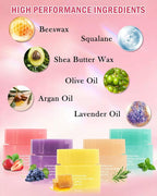 Lip Sleeping Mask Set-5 Pcs Moisturize & Nourish Lip Balm, Repair - Image 5