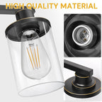 L LOHAS LED 4 Light Bathroom Light Fixtures, Vanity Lights - Image 3