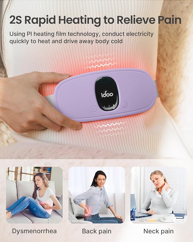 iDOO Portable Heating Pad, FSA Eligible Items Only List, Period Heating Pad - Image 5