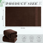 SEISSO Bath Towels, Extra Absorbent & Quick Drying Lightweight Fiber Towels - Image 5