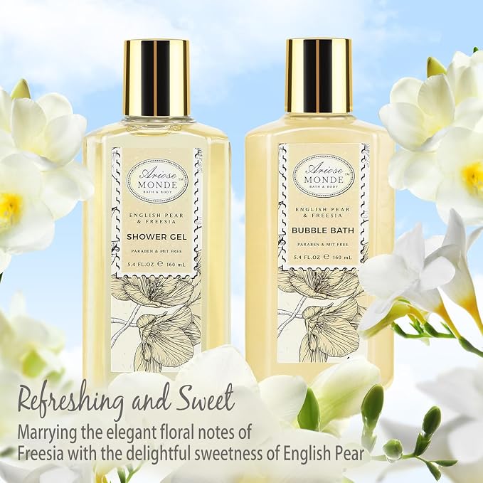 Bath & Shower Spa Gift Basket Set, - Image 3