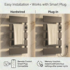 Electric Towel Warmer, Heated Towel Rack - Image 5