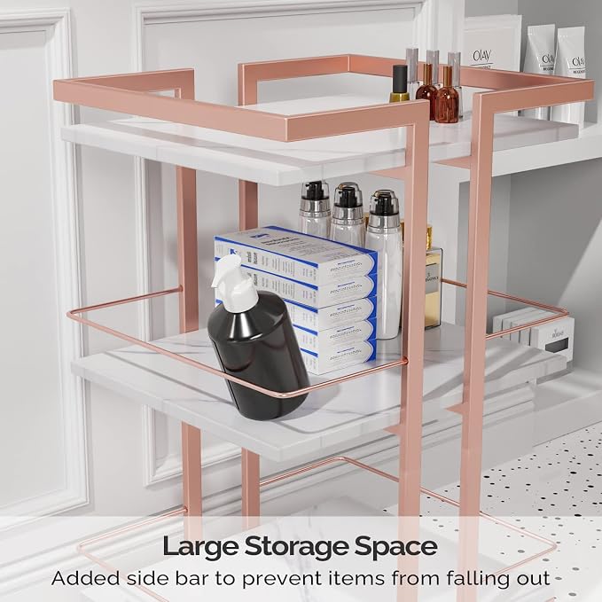 Esthetician Cart with Wheels Utility Salon Rolling Trolley, Mobile Storage - Image 5