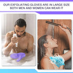 Karenhi 2 Pcs Honeycomb Exfoliating Glove Bath Mitt Body Spa Scrubber, - Image 2