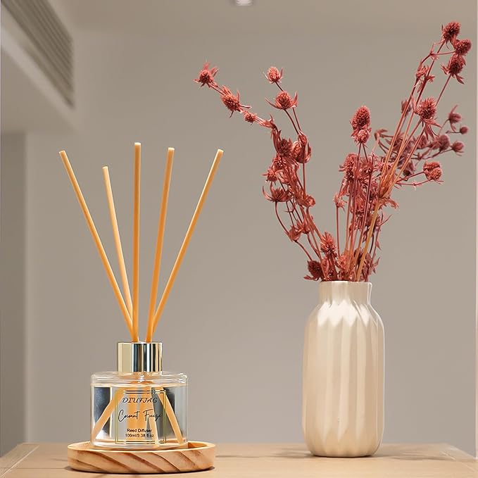 100ml Scent Diffuser with 6 Fiber Sticks, 3.5 oz Reed Diffuser Set Aromatherapy - Image 3