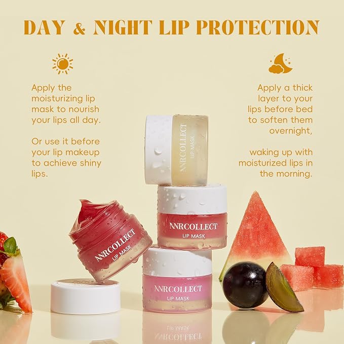 ANRCOLLECT Lip Mask Overnight Set, Revives & Nourishes Gift Set - Image 5