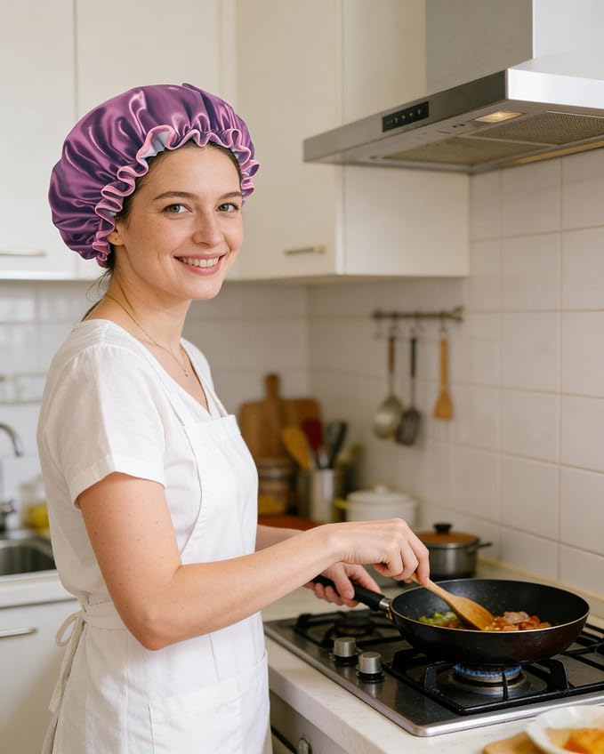 Aquior Shower Caps, Reusable Shower Cap - Image 7
