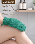 Exfoliating Gloves 2 Pack, Wave Texture Exfoliating Mitt - Image 8