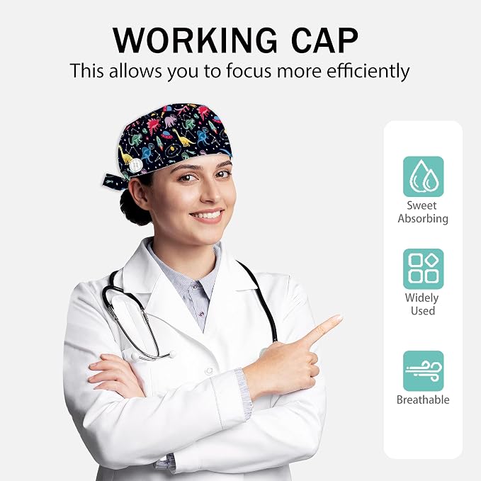 2 Pcs Working Cap with Sweatband - Image 2