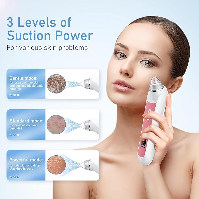Blackhead Remover Vacuum, USB Interface Type Pore Vacuum, Men and Women Pore - Image 5