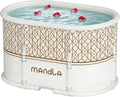 Portable Bathtub, Foldable Bathtub No Installation, Freestanding Shower Bathtubs by HLCZLUZ