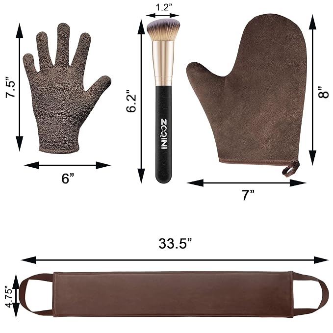 Self Tanning Mitt Kit, Velvety Soft Tanner Mitt and Back Tanning Applicator - Image 7