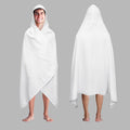 COTTON CRAFT Hooded Bath Towel – Oversized 35 x 70 Waffle Weave Towel by COTTONCRAFT