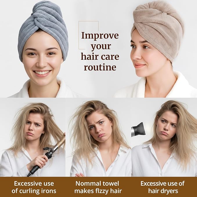 Hair Towel Wrap for Women - Image 5