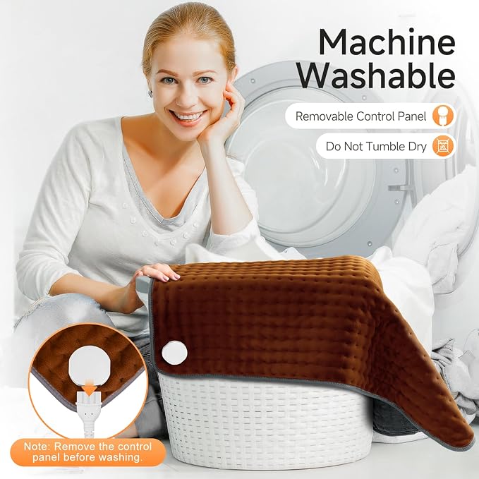 XXXL Heating Pad for Back Pain Relief, Heated Pad for - Image 9