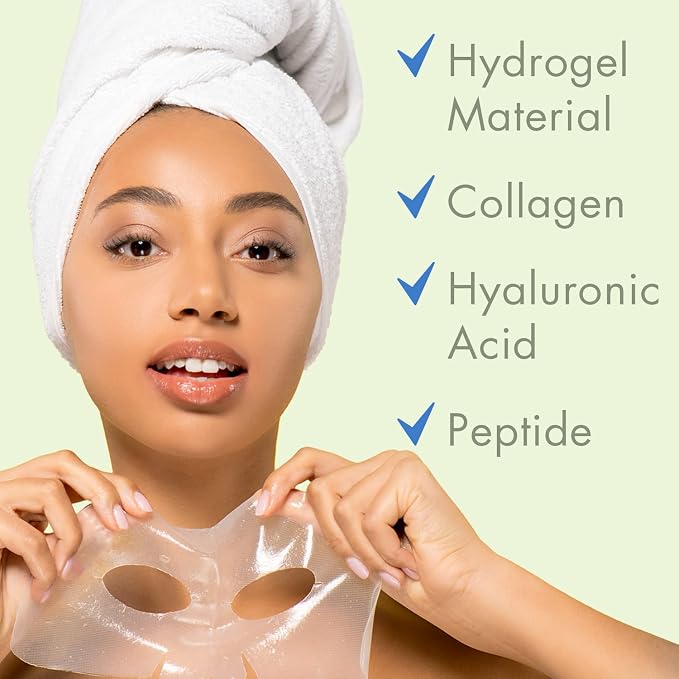 Ebanel 10 Pack Hydrogel Collagen Face Mask - Image 2
