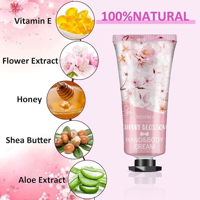 VESPRO 70 Pack Hand Cream Set, Mothers Day Gifts, Bulk Hand Lotion Travel Size - Image 2