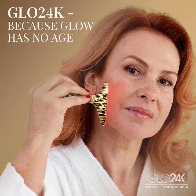 GLO24K 7 Color Beauty Device – Triple LED Action & Vibration Technology Facial - Image 7