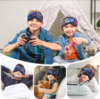 2 Pcs Boys Sleep Eye Mask, Guys Blackout Sleeping Silk Mask - Image 6