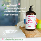 Everyone 3-in-1 Kids Soap, Body Wash, Bubble Bath, 32 Ounce, Berry Blast - Image 3