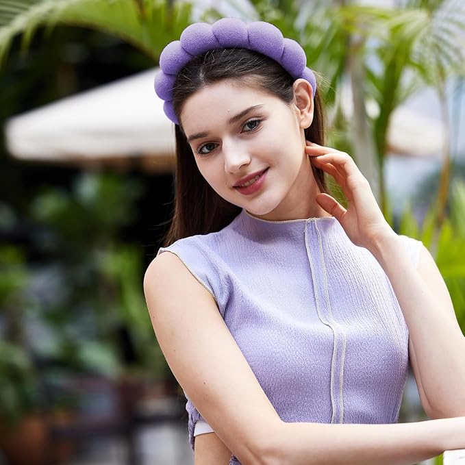 Ztomine Hairband, Puffy Makeup Headbands - Image 5
