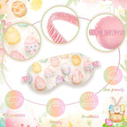 Cuffbow 6 Pack Plush Sleep Mask Set, Cute Plush Eye Masks - Image 3