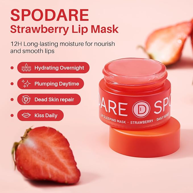 SPODARE Sleeping Lip Mask Strawberry - Image 3