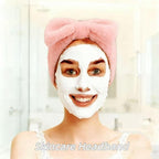 7 Pcs Spa Set, Facial Headband and Wristband Set, Skincare Accessories - Image 3