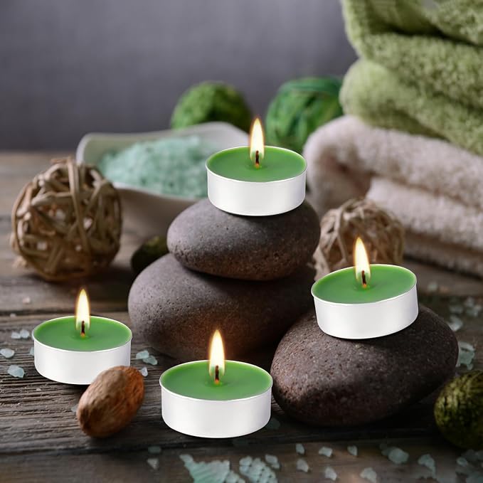 100 Pack Scented Tealight Candles 4 Hours, Spring Aromatherapy Candles - Image 6