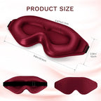 FlyCoco 99% Fully Block Out Light Eye Sleep Mask, 3D Deep Contoured Eyes Cover - Image 2
