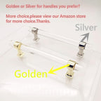 31" Silver Handles Luxury Bathtub Tray Caddy - Image 5