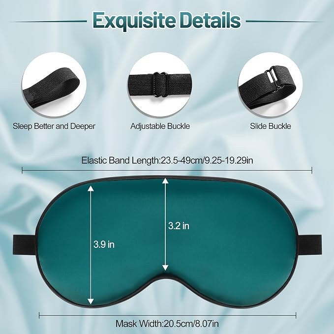 Sleep Mask, Silk Eye Mask for Sleeping - Image 3