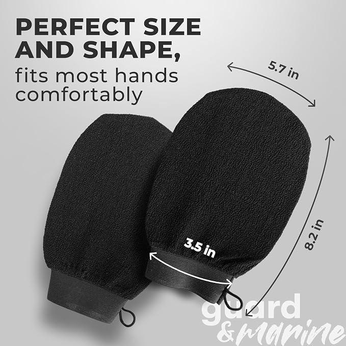 GUARD&MARINE Korean Exfoliating Mitts – Authentic Kessa Gloves Inspired by - Image 5