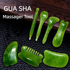 Gua Sha Scraping Massage Tool, GuaSha Facial Set, Natural Resin GuaSha Massage - Image 2