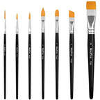 Nicpro Face Paint Brush Set, Synthetic Nylon Hair, Makeup Paintbrush Kit by Nicpro
