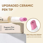 Ceramic Cuticle Pusher & Oil Pen, 2ml Rose + Fragrance Free Scented Nail Care - Image 5