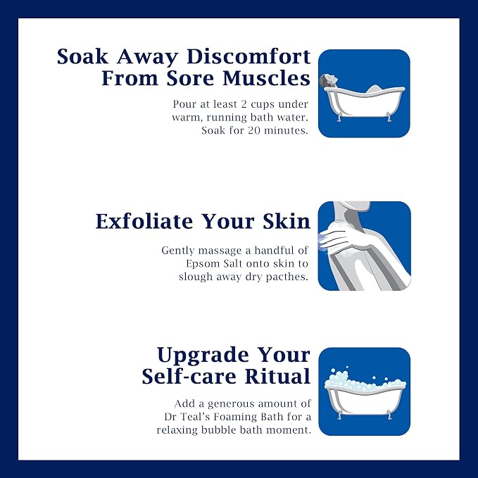 Dr. Teal's Epsom Salt Soaking Solution and Foaming Bath - Image 3