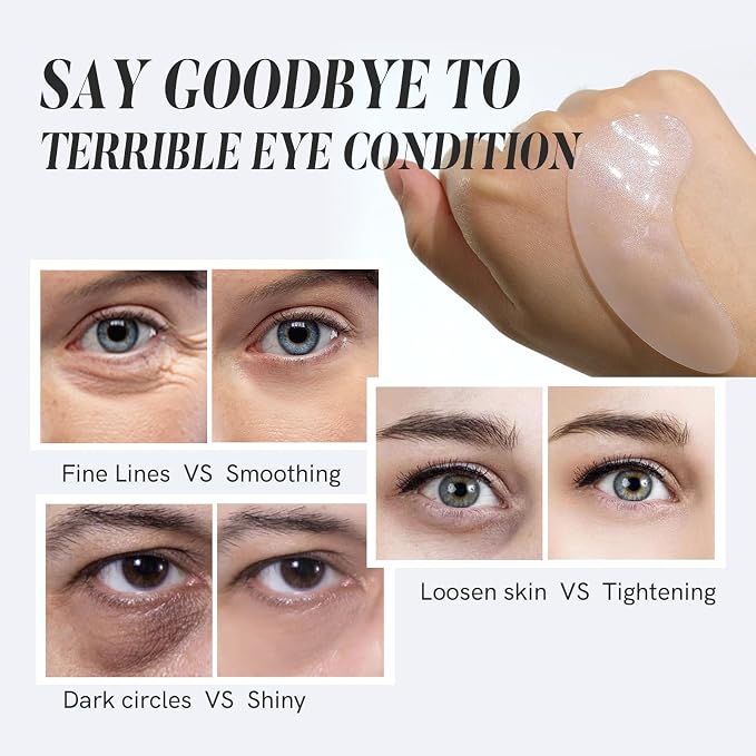 PEAUAMIE Under Eye Patches Collagen and Peptide Eye Mask - Image 6
