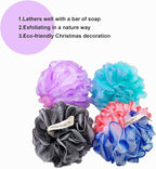 PPHAO - Extra Large Soft Mesh Net Luffa Loofa Loufa Puff - Loofah Sponge - 75g - Image 3