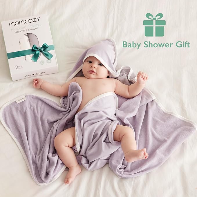 Momcozy Baby Hooded Towel-Made from Cotton, Suitable - Image 4