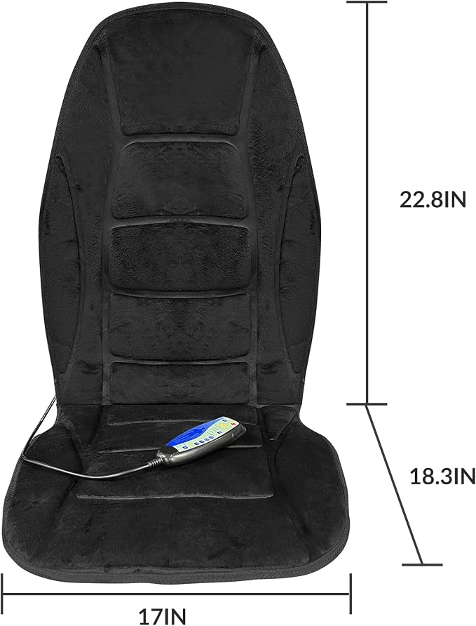 Back Massager with Heat, 5 Vibrating Modes & 2 Heat Levels, Back Massager Chair - Image 8
