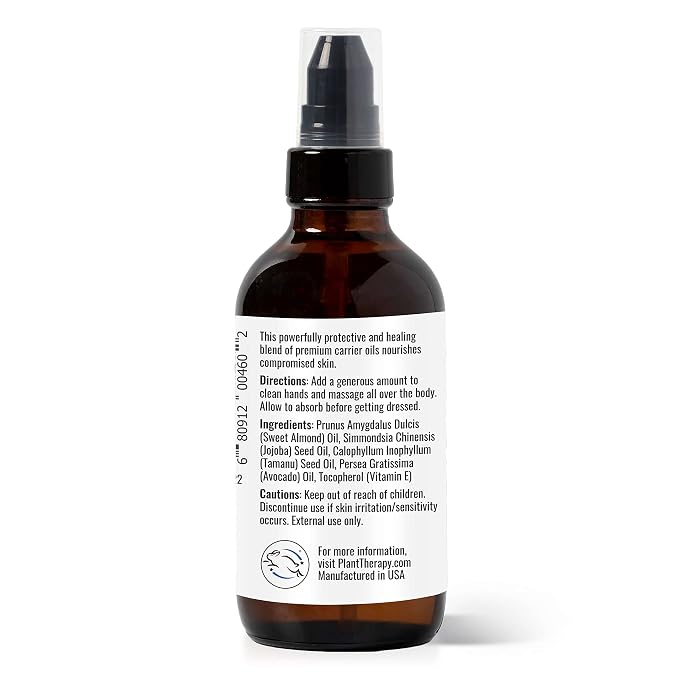 Plant Therapy Near Perfection Carrier Oil Blend 4 oz – Unscented Face & Body Oil - Image 2