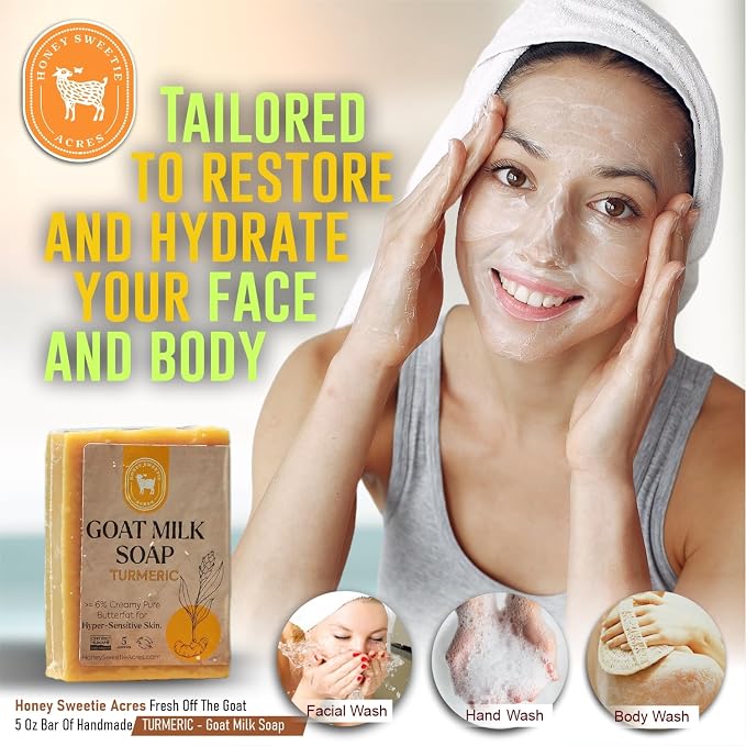 Honey Sweetie Acres Turmeric Goat Milk Soap - Image 7